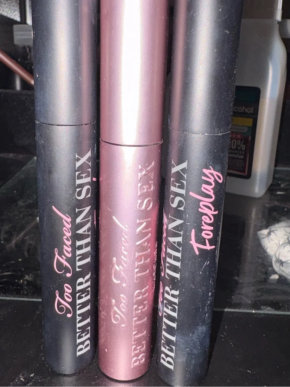 Too Faced Better Than Sex Mascara Dueo— Black primer and iconic Mascara